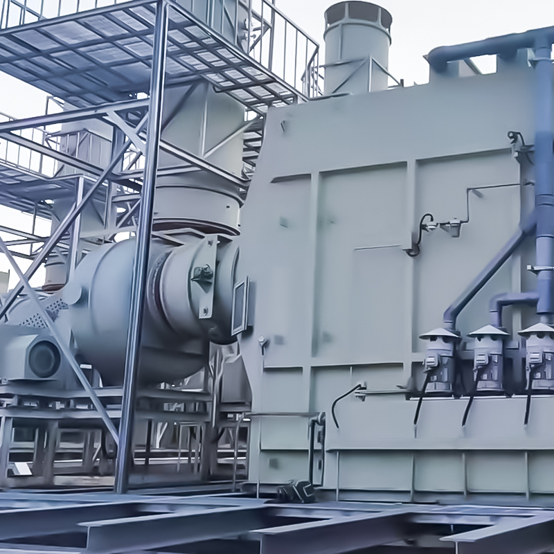 FRP turris horizontalis scrubber