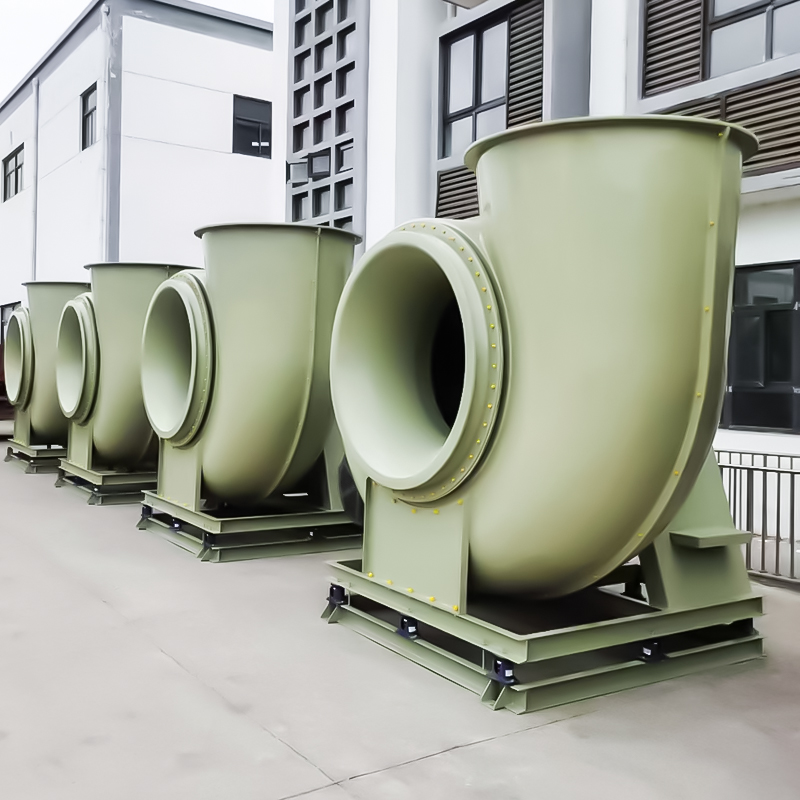 FRP medium et humilis pressura anti-corrosionis fans