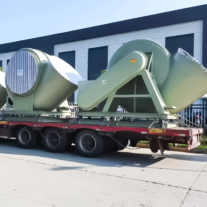 FRP medium et humilis pressura anti-corrosionis fans