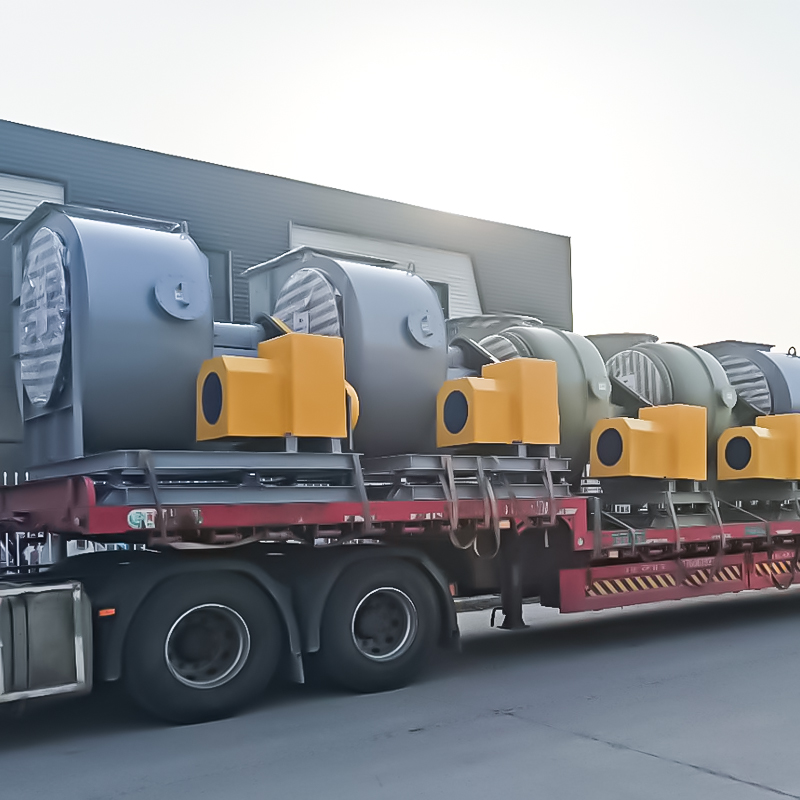 Carbon chalybe centrifuga fan