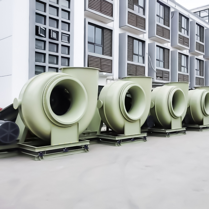 FRP medium et humilis pressura anti-corrosionis fans