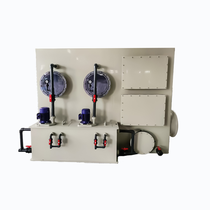 PP turrim horizontalem scrubber