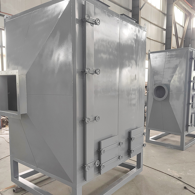 Top loading and bottom side loading carbo chalybe activated carbonis adsorption box